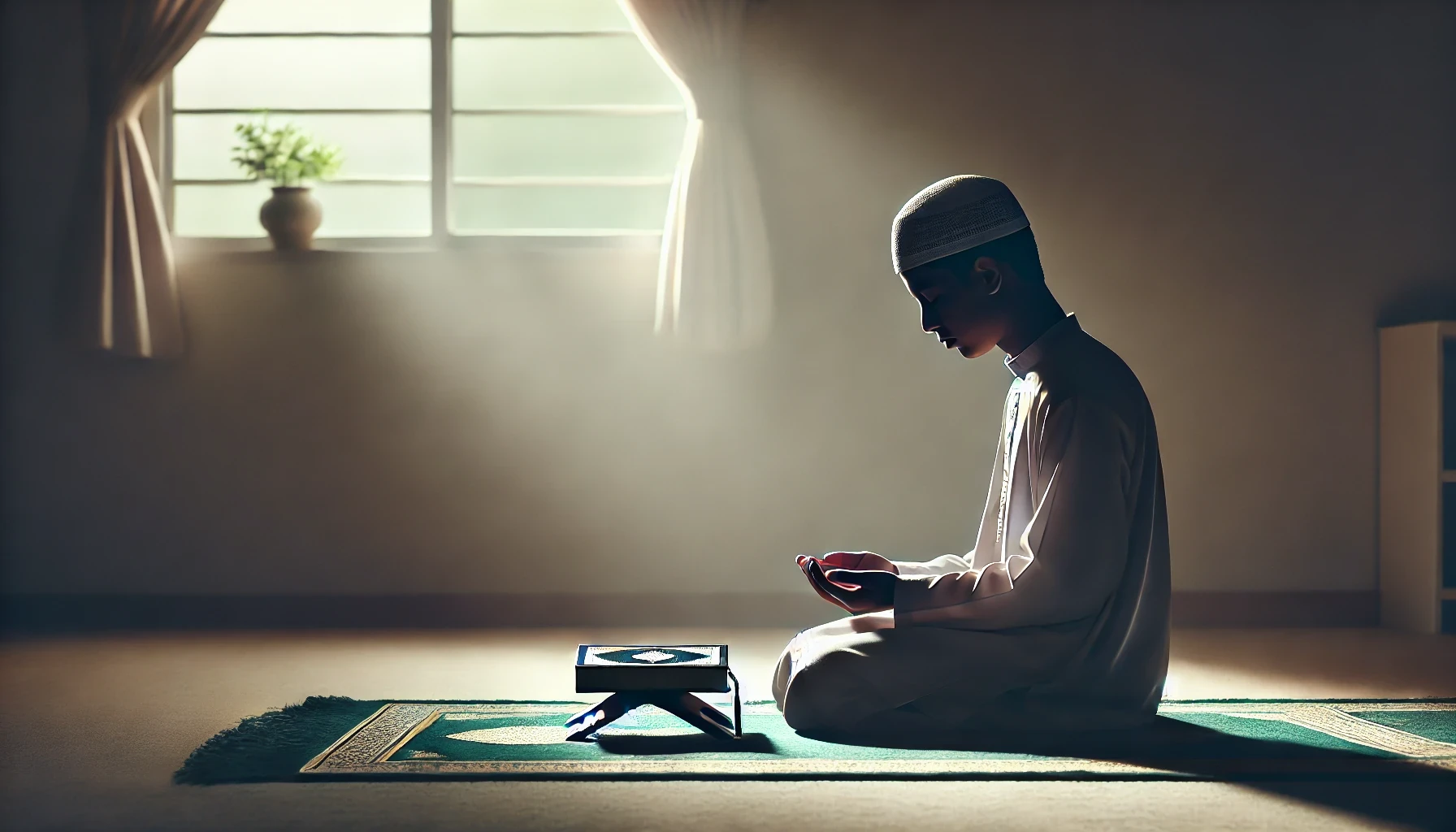 Muslim in peaceful prayer – Performing Istikhara dua