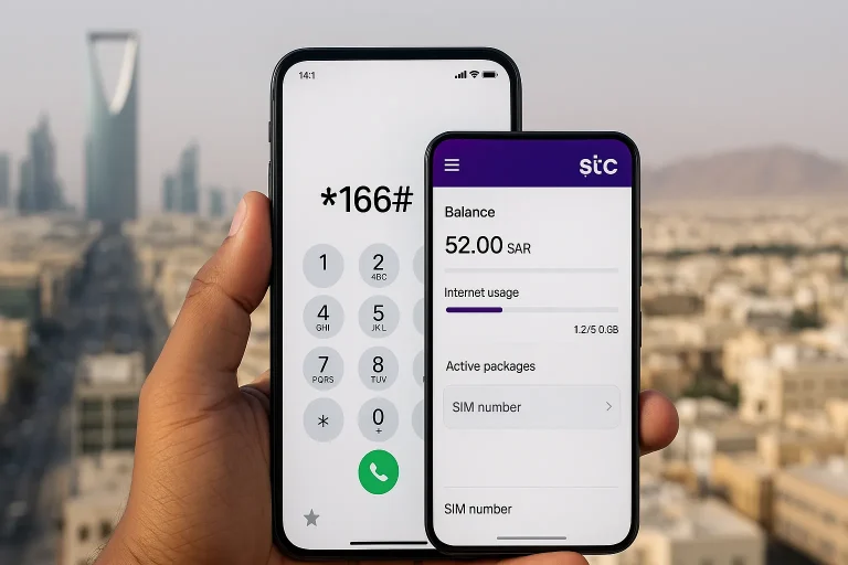 How to Check STC Data Balance in Saudi Arabia – 2026 Internet Guide 13 How to check STC balance in Saudi Arabia using *166# code and MySTC app
