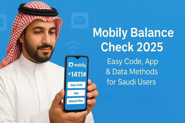 Mobily Balance Check 2025 β Easy Code, App & Data Methods for Saudi Users 12 Mobily balance no signal Saudi user