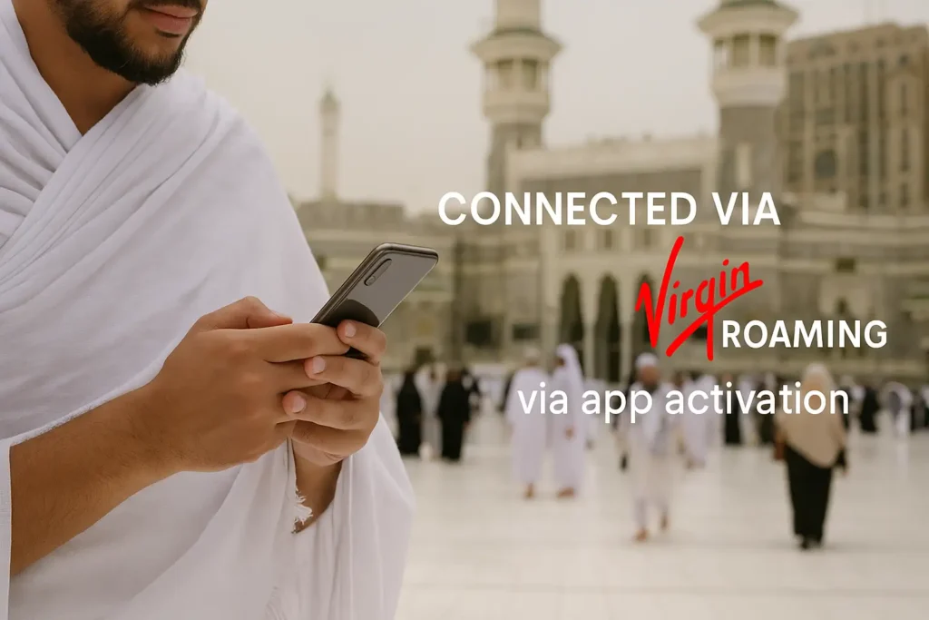 Virgin Mobile internet roaming plan for Umrah pilgrims in KSA