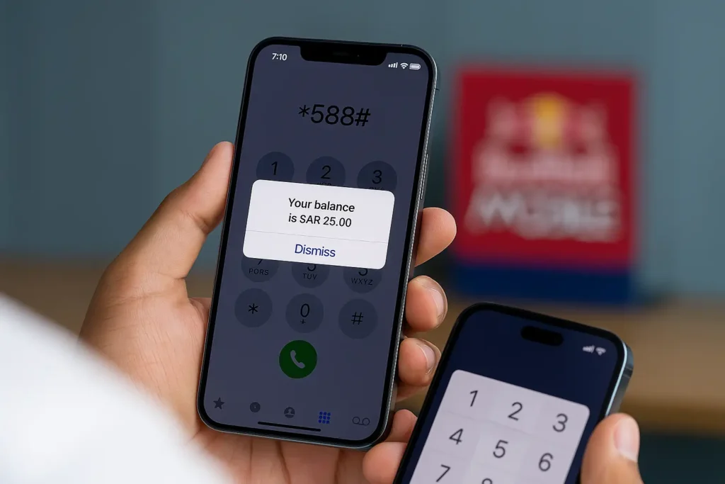 Check Red Bull SIM data balance using USSD code in Saudi Arabia