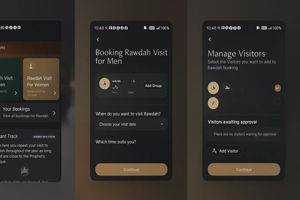Adding travel companions on the Nusuk App for Umrah and Hajj in 2025