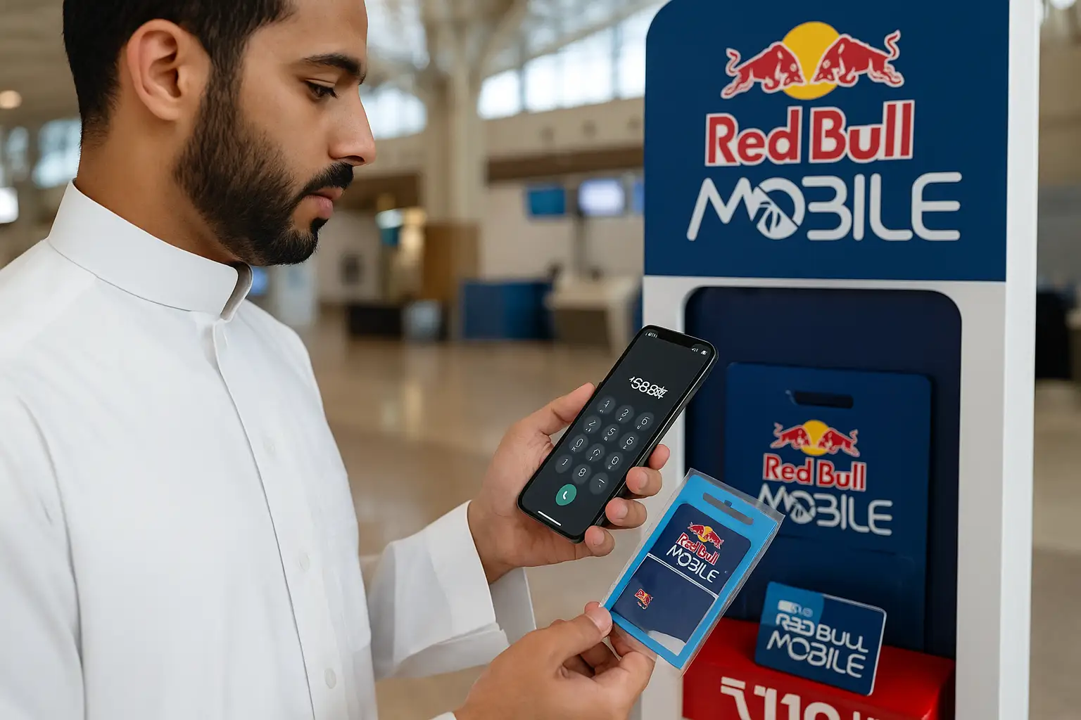 red bull sim balance check code 588# saudi arabia