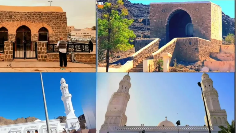 Seven Mosques in Madina Ziyarat sites from Battle of the Trench