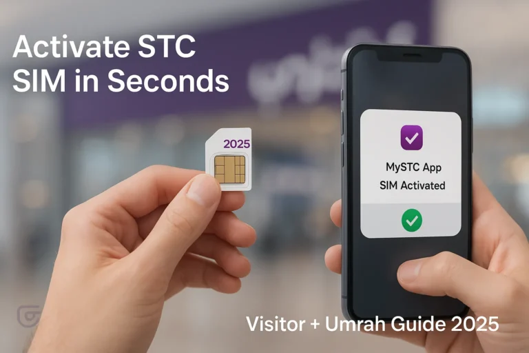 STC SIM Activation 2026: Avoid These 7 Mistakes & Activate in 5 Minutes 14 activate stc sim card in saudi arabia for tourists and umrah visitors