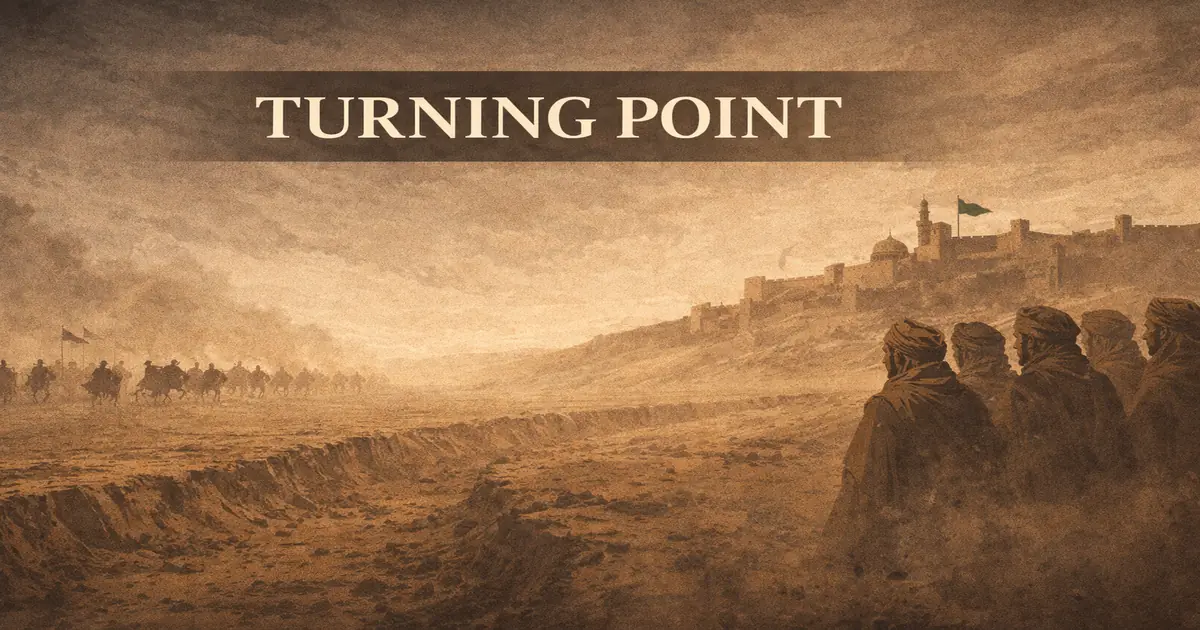 Battle of the Trench Aftermath: Why Khandaq Became a Seerah Turning Point 1 Khandaq aftermath showing confederate retreat, Medina security shift, Quraysh prestige decline, alliance failure, and why the siege outcome became a major seerah turning point (2026)