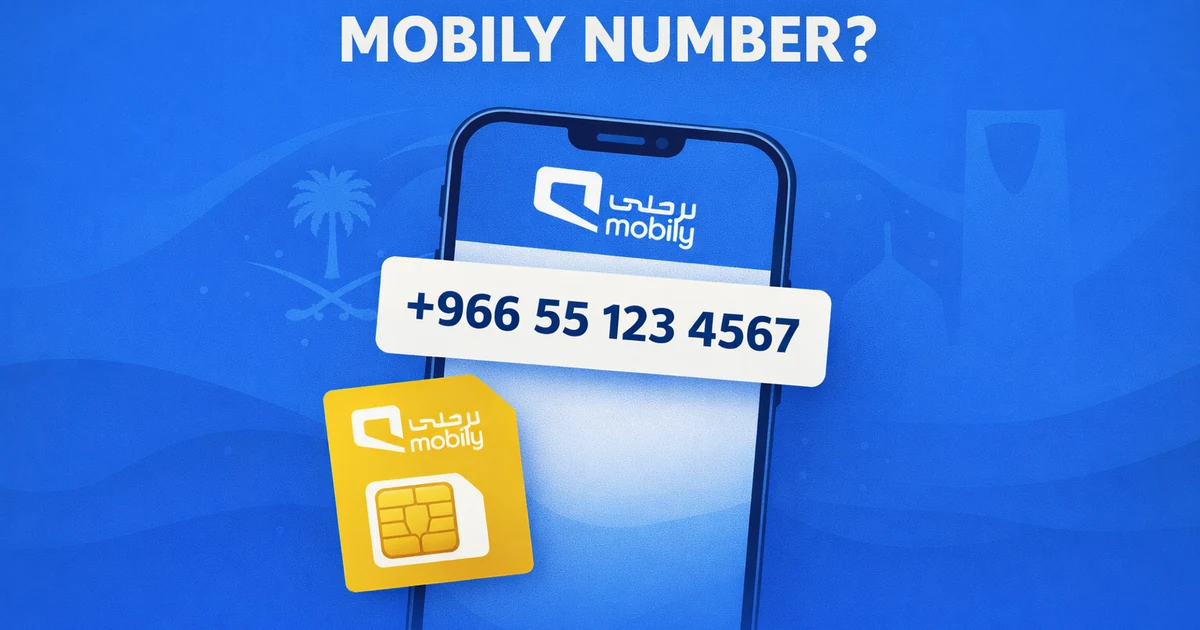 Mobily line number lookup in Saudi Arabia using USSD code, myMobily app, Android and iPhone settings, call/SMS method, and CST My Numbers check for SIMs under an iqama (2026)